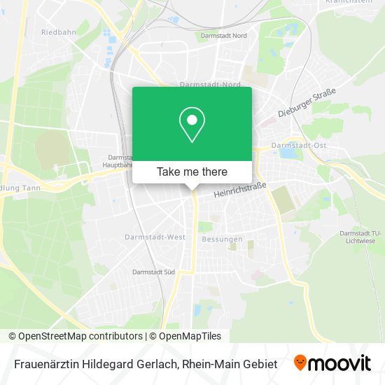 Frauenärztin Hildegard Gerlach map