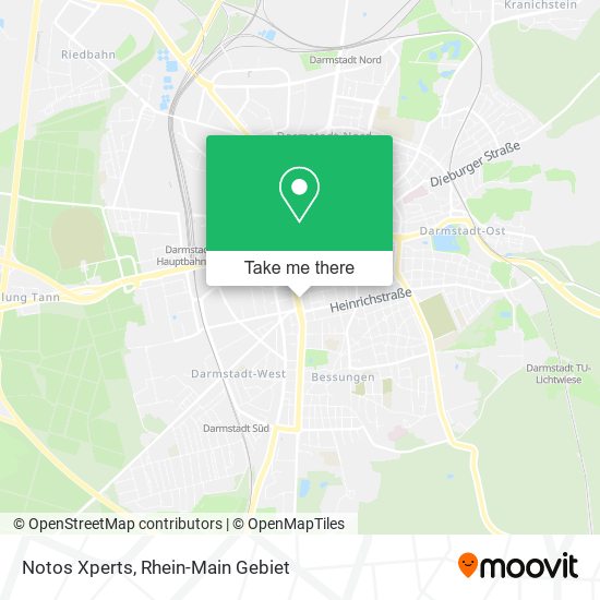 Notos Xperts map