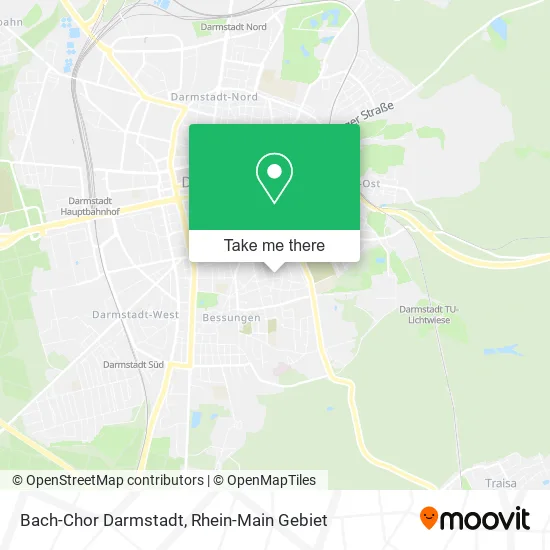 Bach-Chor Darmstadt map