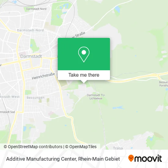 Карта Additive Manufacturing Center