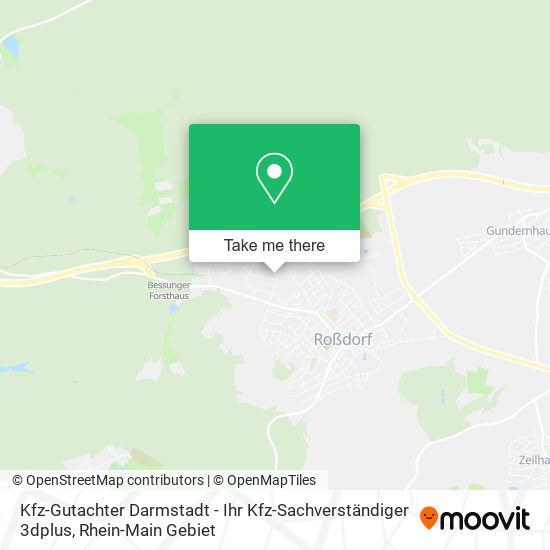 Kfz-Gutachter Darmstadt - Ihr Kfz-Sachverständiger 3dplus map