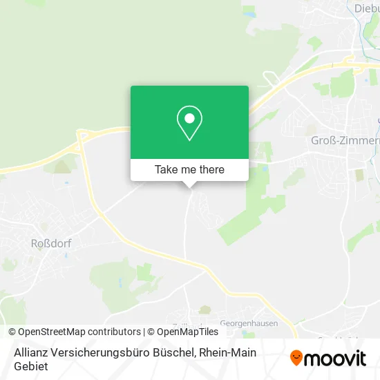 Карта Allianz Versicherungsbüro Büschel