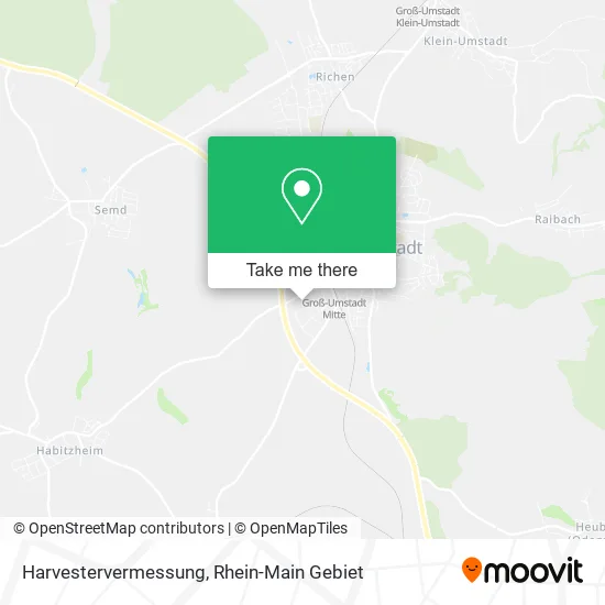Карта Harvestervermessung