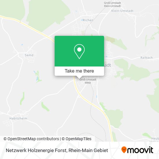 Netzwerk Holzenergie Forst map