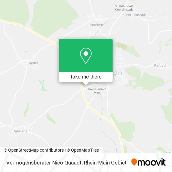 Карта Vermögensberater Nico Quaadt