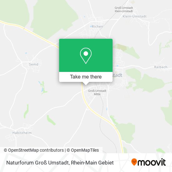 Naturforum Groß Umstadt map