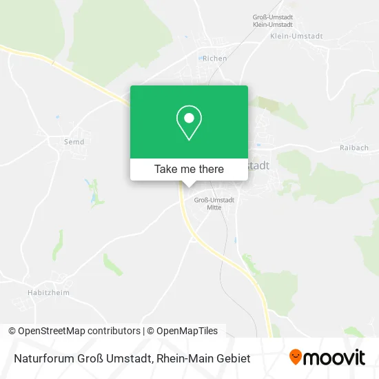 Карта Naturforum Groß Umstadt