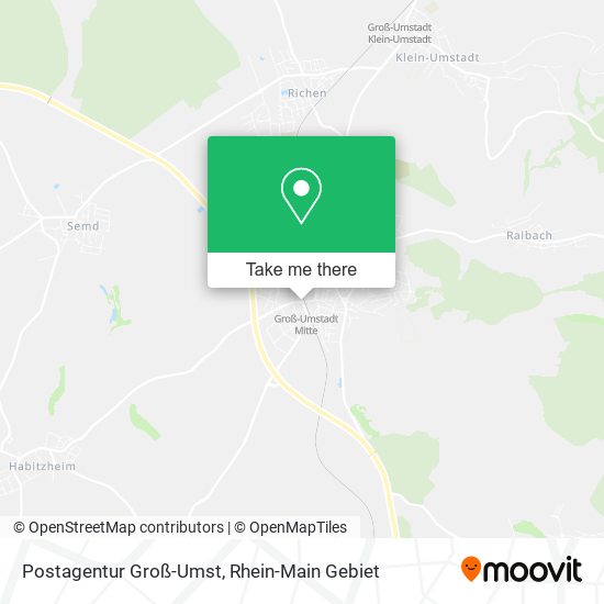 Postagentur Groß-Umst map
