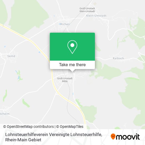 Lohnsteuerhilfeverein Vereinigte Lohnsteuerhilfe map