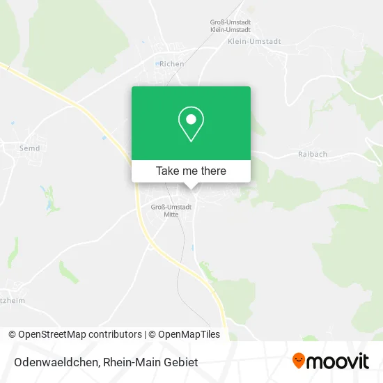 Карта Odenwaeldchen