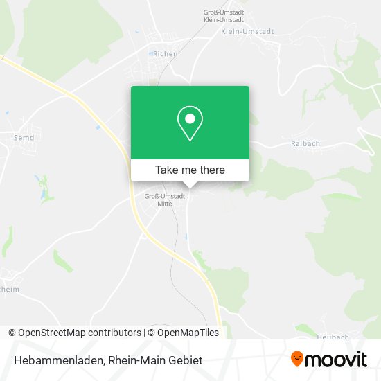 Карта Hebammenladen