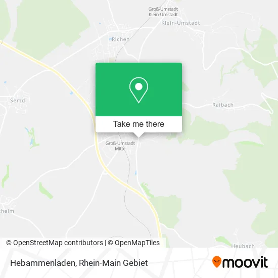 Карта Hebammenladen