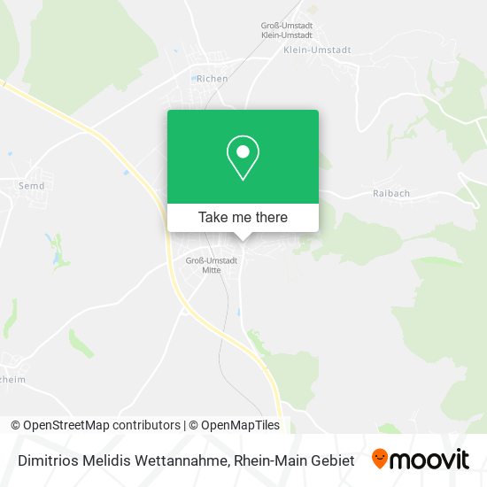Dimitrios Melidis Wettannahme map