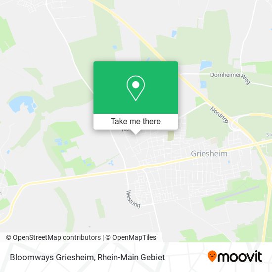 Карта Bloomways Griesheim