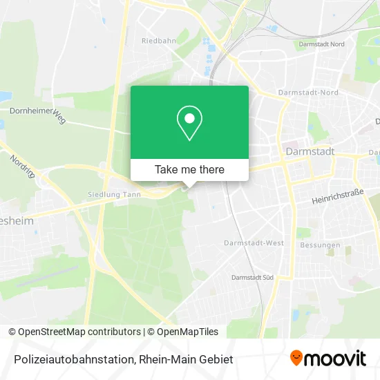 Карта Polizeiautobahnstation