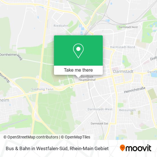 Bus & Bahn in Westfalen-Süd map