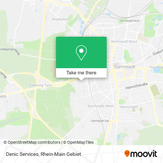 Карта Denic Services