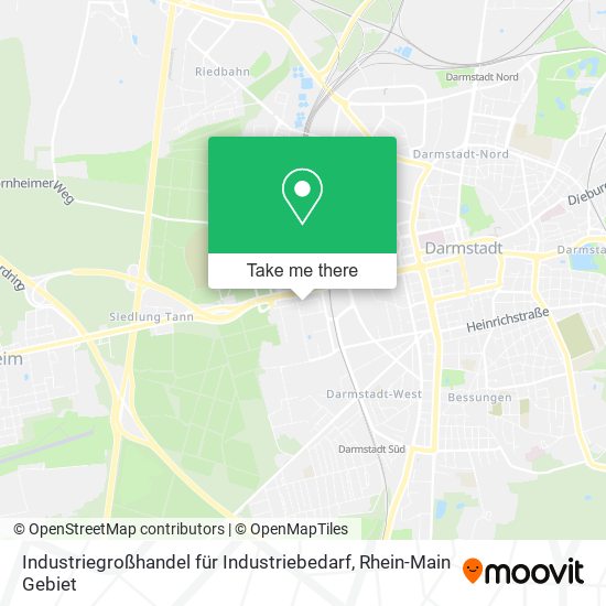 Industriegroßhandel für Industriebedarf map
