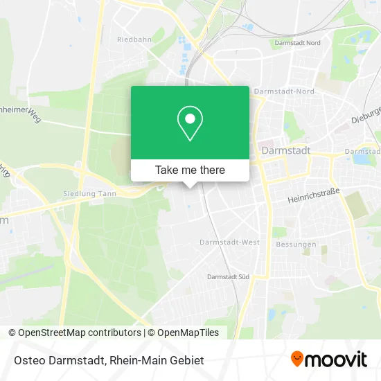 Карта Osteo Darmstadt