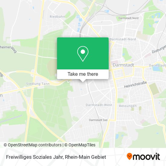 Freiwilliges Soziales Jahr map