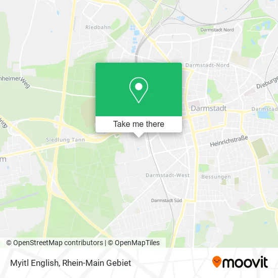 Карта Myitl English