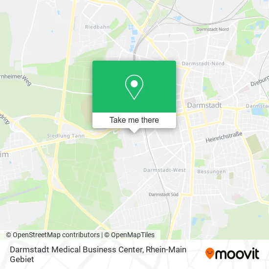Карта Darmstadt Medical Business Center