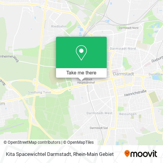 Kita Spacewichtel Darmstadt map