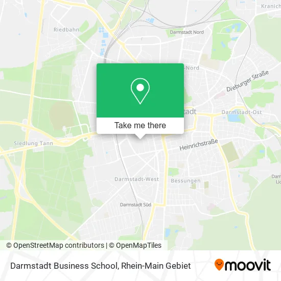 Карта Darmstadt Business School