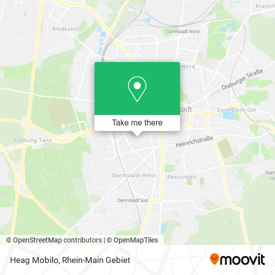 Карта Heag Mobilo