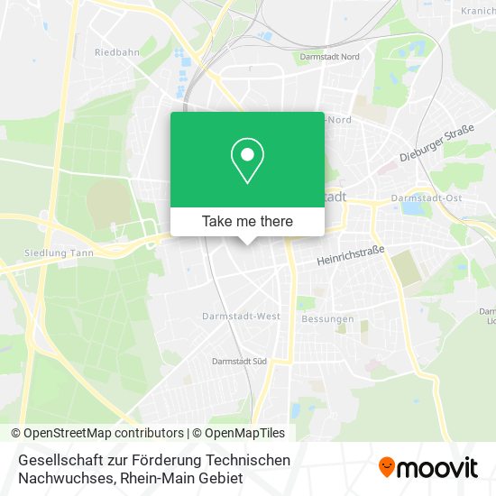 Gesellschaft zur Förderung Technischen Nachwuchses map