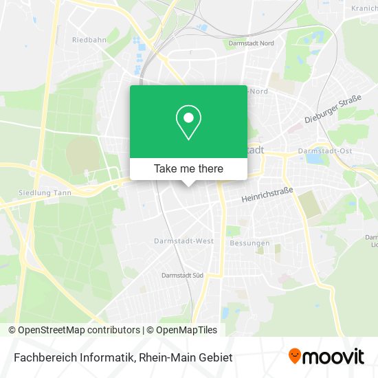 Карта Fachbereich Informatik