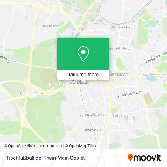 Карта Tischfußball de