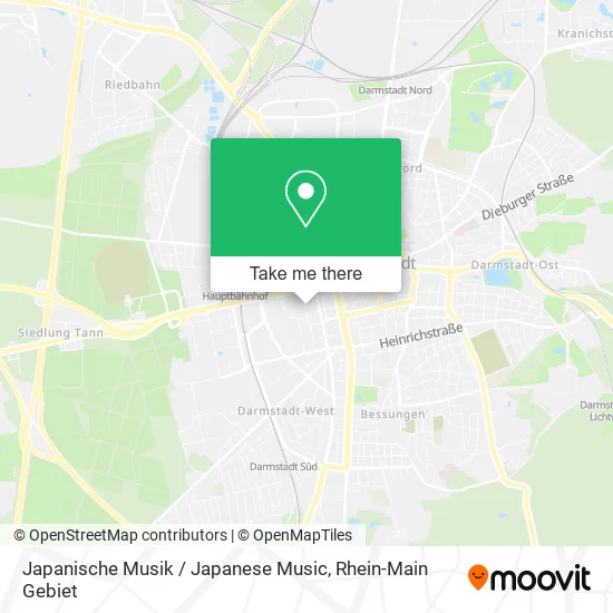 Карта Japanische Musik / Japanese Music