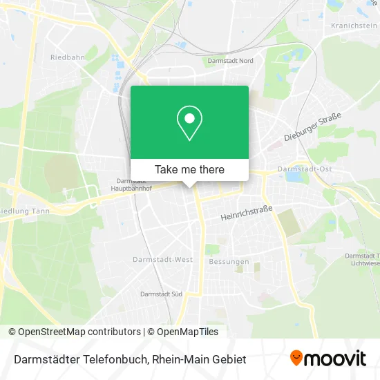 Карта Darmstädter Telefonbuch