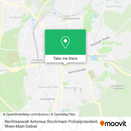 Карта Rechtsanwalt Antonius Stockmann Polizeipräsident