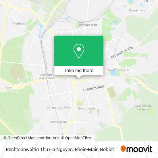 Карта Rechtsanwältin Thu Ha Nguyen