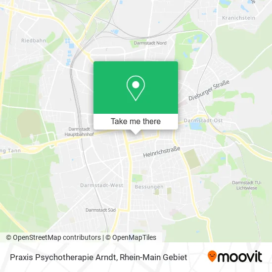 Карта Praxis Psychotherapie Arndt