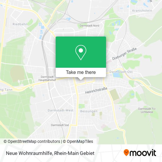 Карта Neue Wohnraumhilfe
