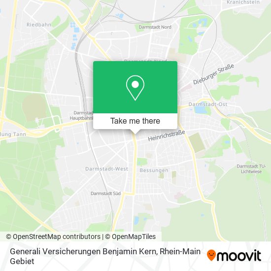 Generali Versicherungen Benjamin Kern map