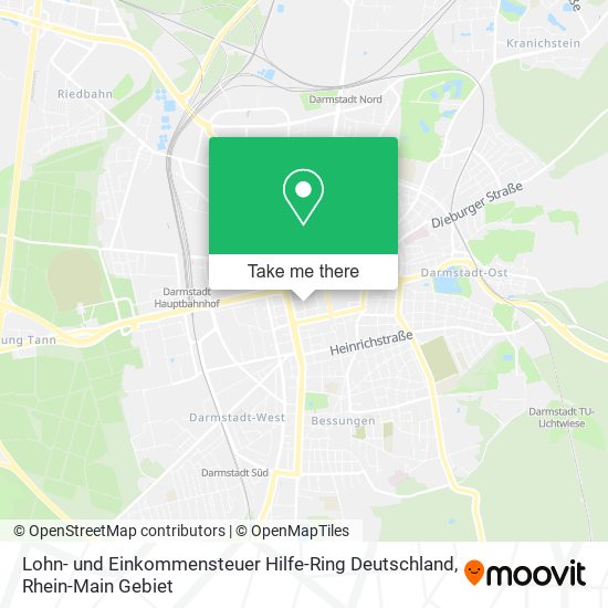 Lohn- und Einkommensteuer Hilfe-Ring Deutschland map