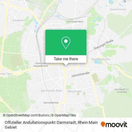Карта Offizieller Andullationspunkt Darmstadt
