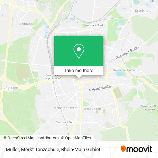 Карта Müller, Merkt Tanzschule