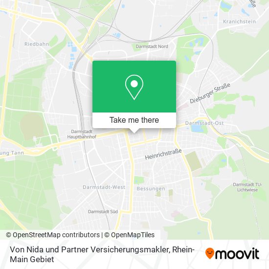 Von Nida und Partner Versicherungsmakler map