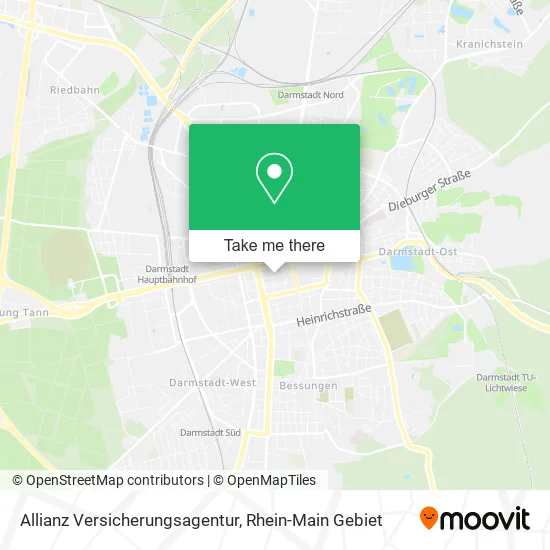 Карта Allianz Versicherungsagentur