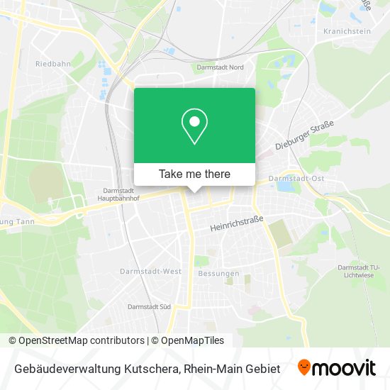 Gebäudeverwaltung Kutschera map