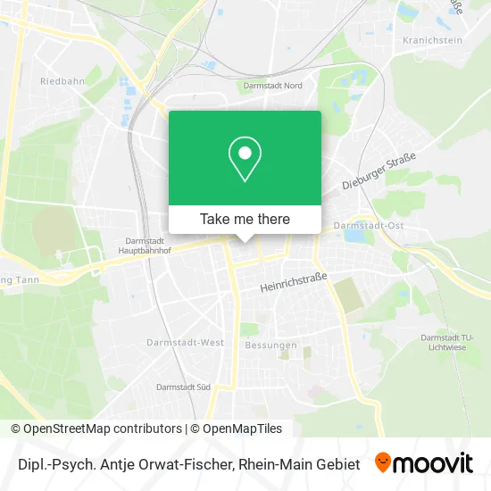 Карта Dipl.-Psych. Antje Orwat-Fischer