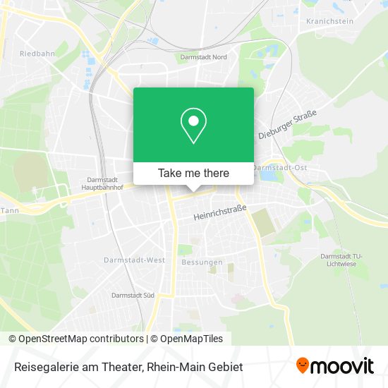 Reisegalerie am Theater map