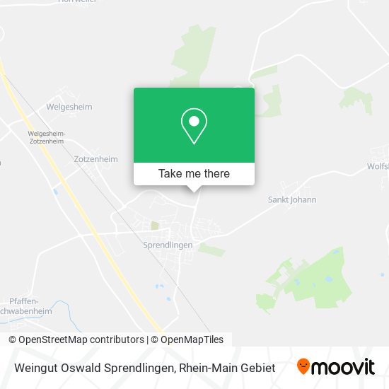 Weingut Oswald Sprendlingen map