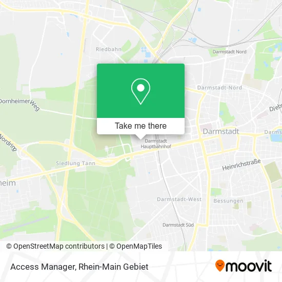 Карта Access Manager