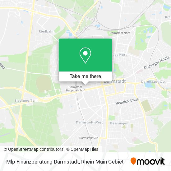 Mlp Finanzberatung Darmstadt map